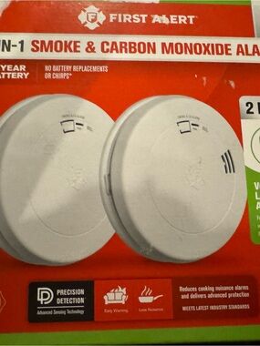 First Alert Smoke & Carbon Monoxide Alarm Duo - White